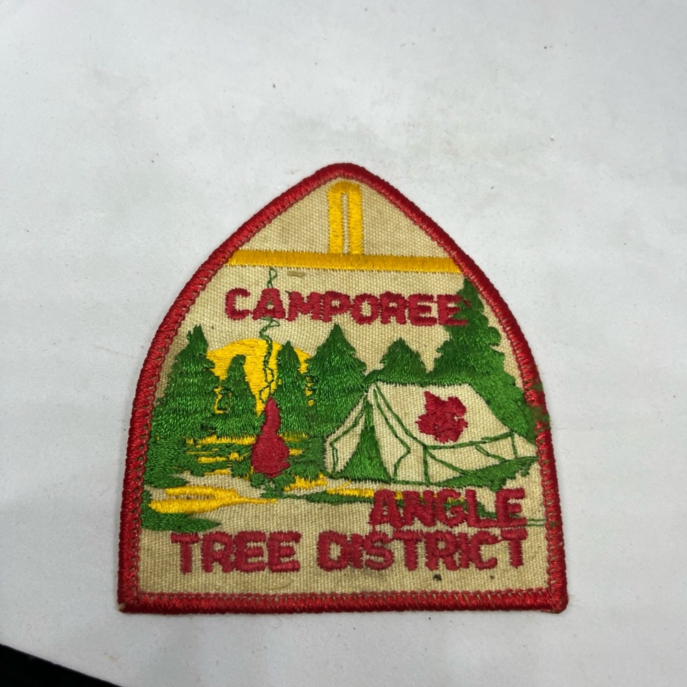 Camporee
Angle Tree District Patch BSA Boy Scout Vintage